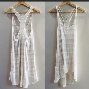 Free People WE THE FREE Striped High Low Tank